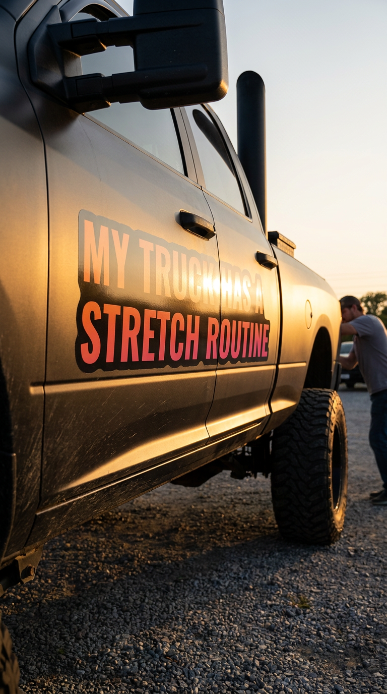 MY TRUCK HAS A STRETCH ROUTINE