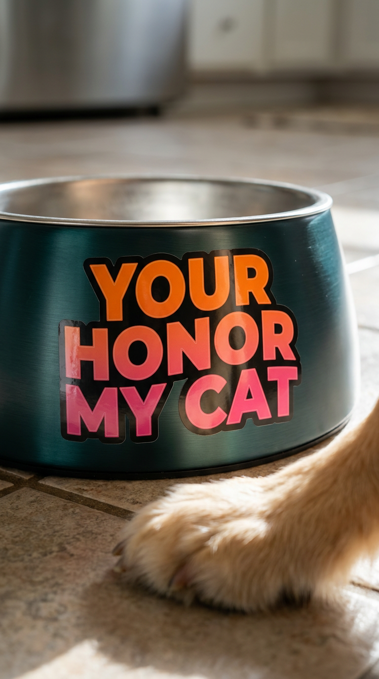 YOUR HONOR MY CAT