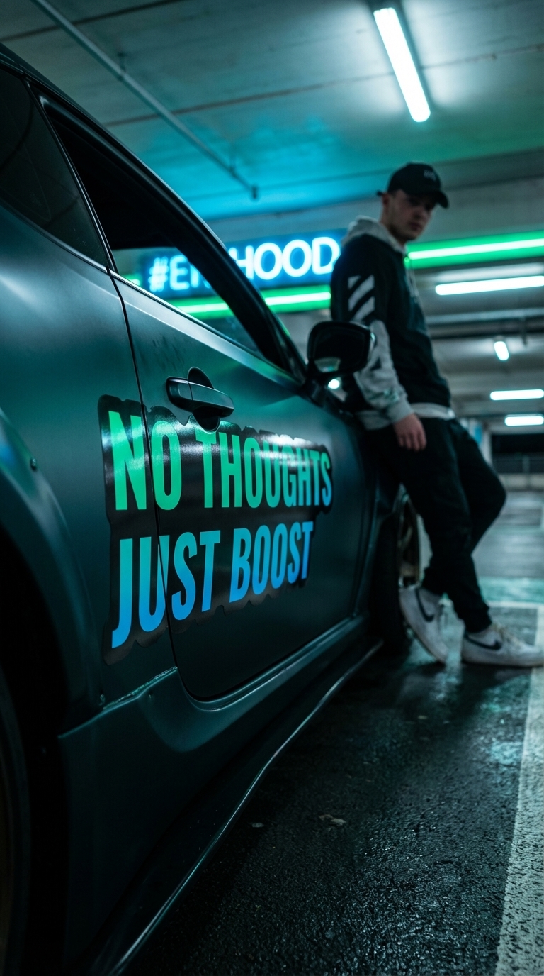 NO THOUGHTS JUST BOOST