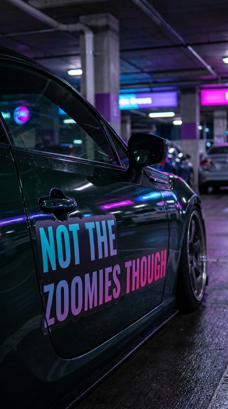 NOT THE ZOOMIES THOUGH