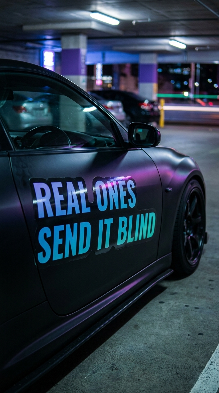 REAL ONES SEND IT BLIND