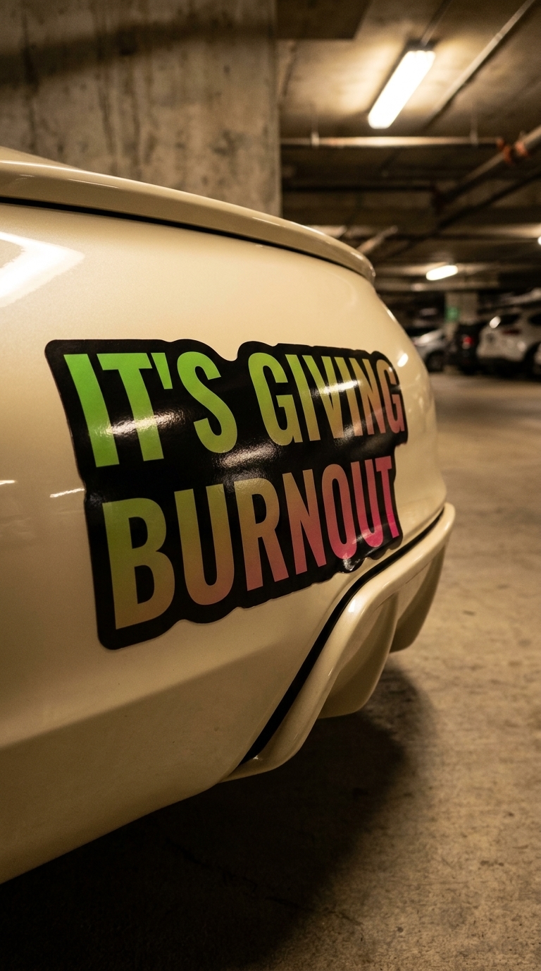 IT'S GIVING BURNOUT