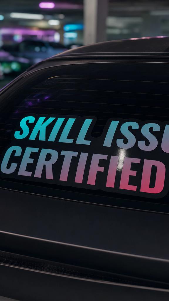 SKILL ISSUE CERTIFIED