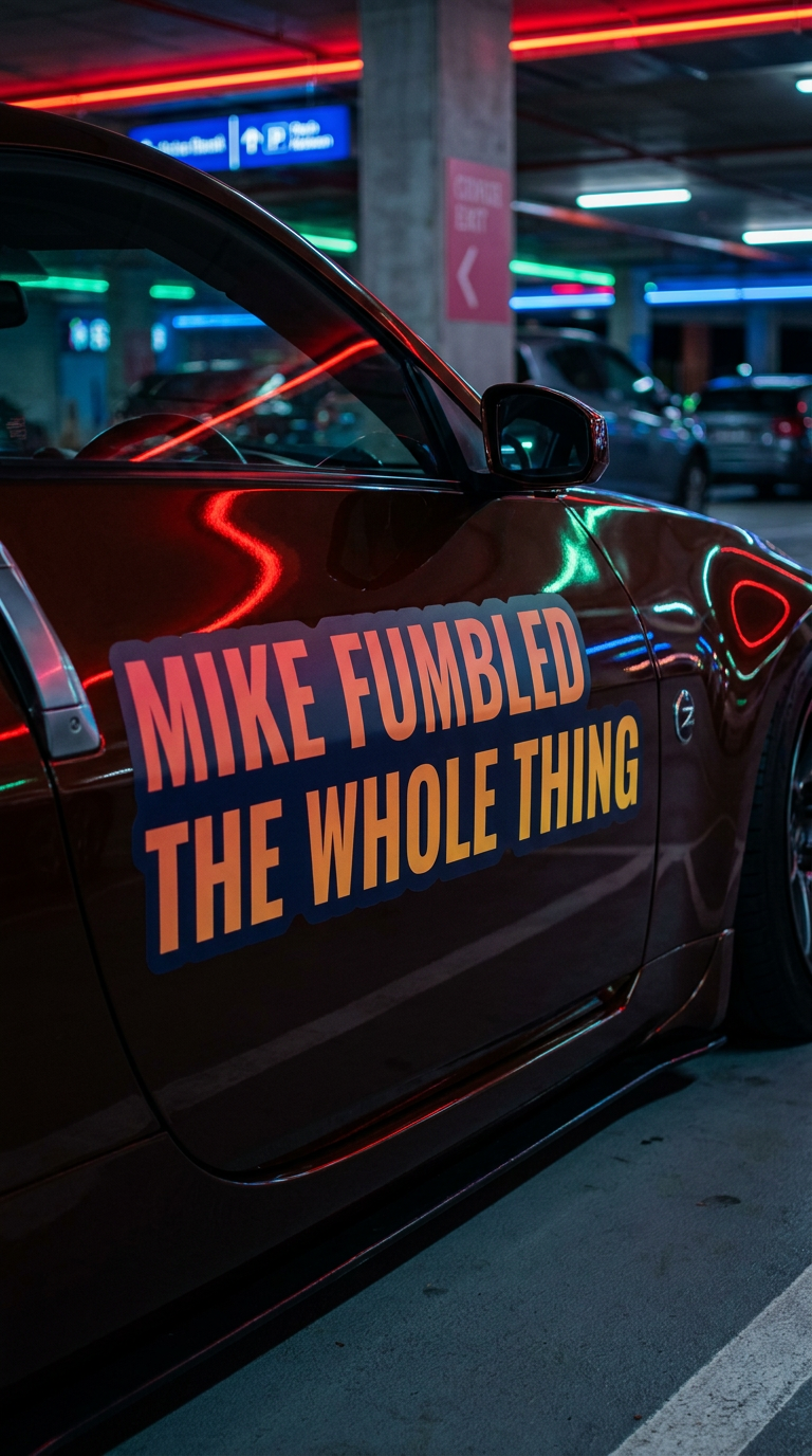 MIKE FUMBLED THE WHOLE THING