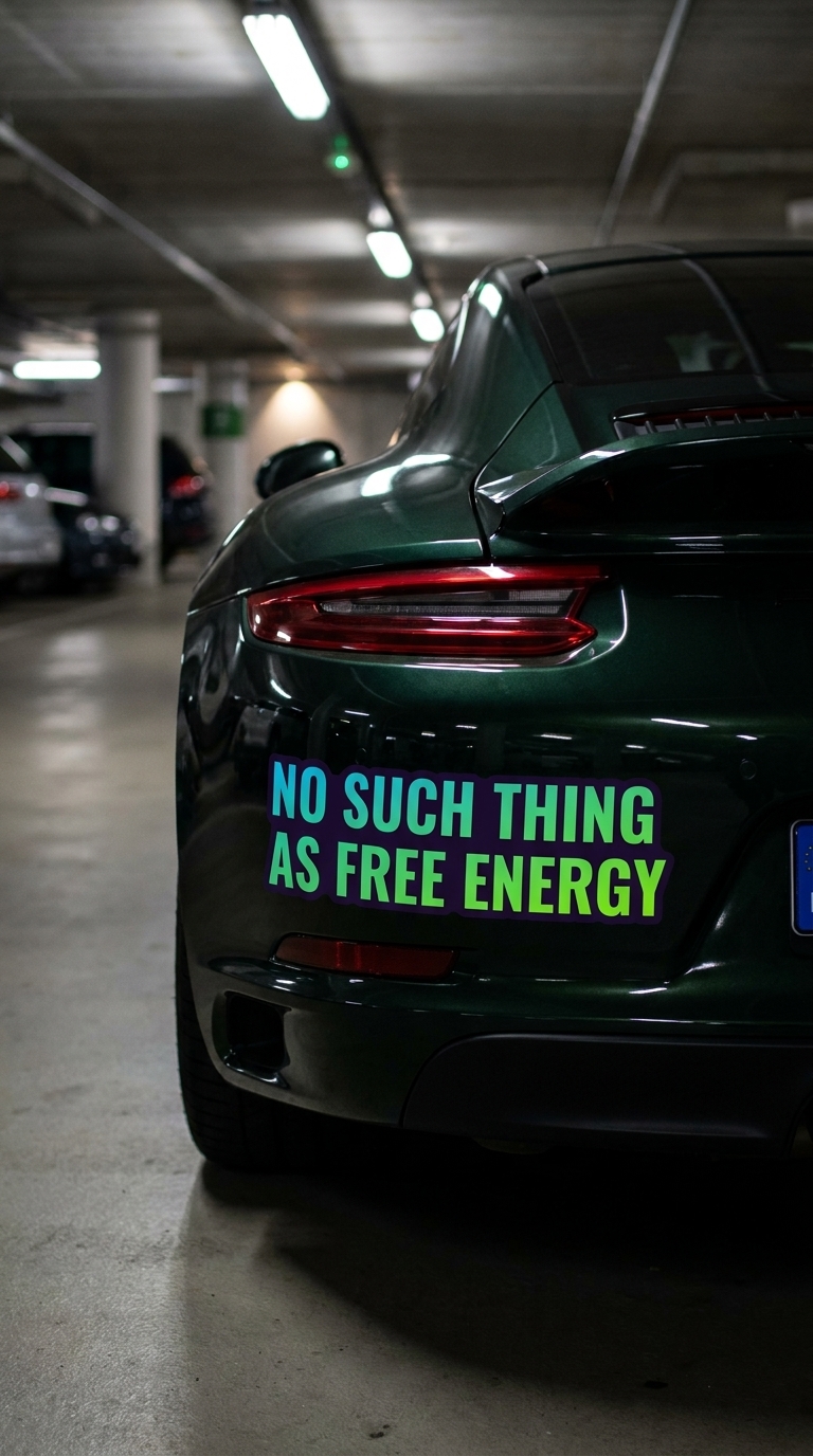 NO SUCH THING AS FREE ENERGY