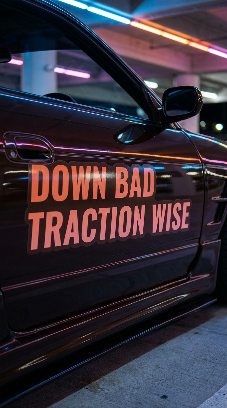 DOWN BAD TRACTION WISE