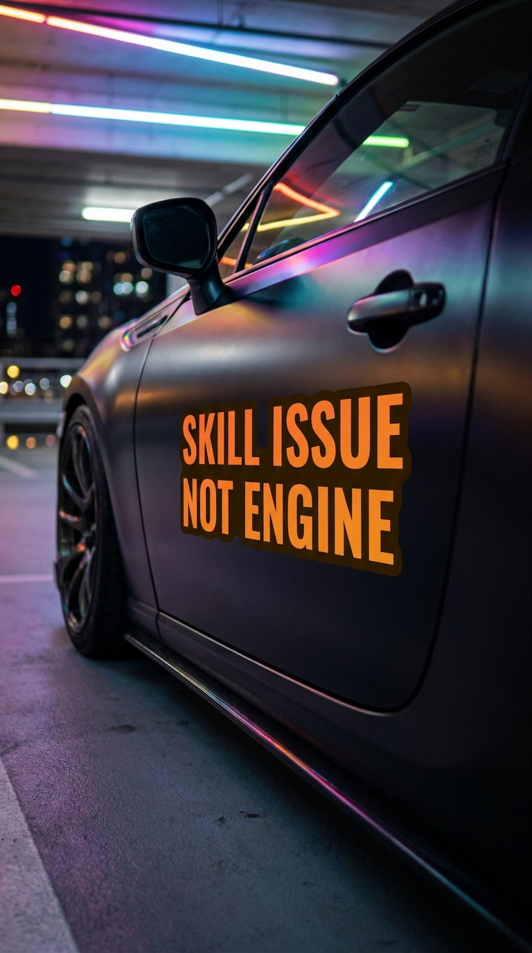 SKILL ISSUE NOT ENGINE