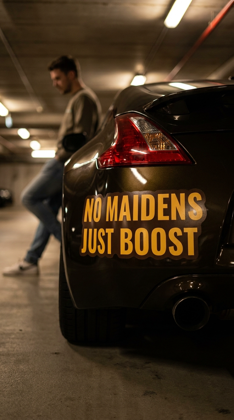 NO MAIDENS JUST BOOST