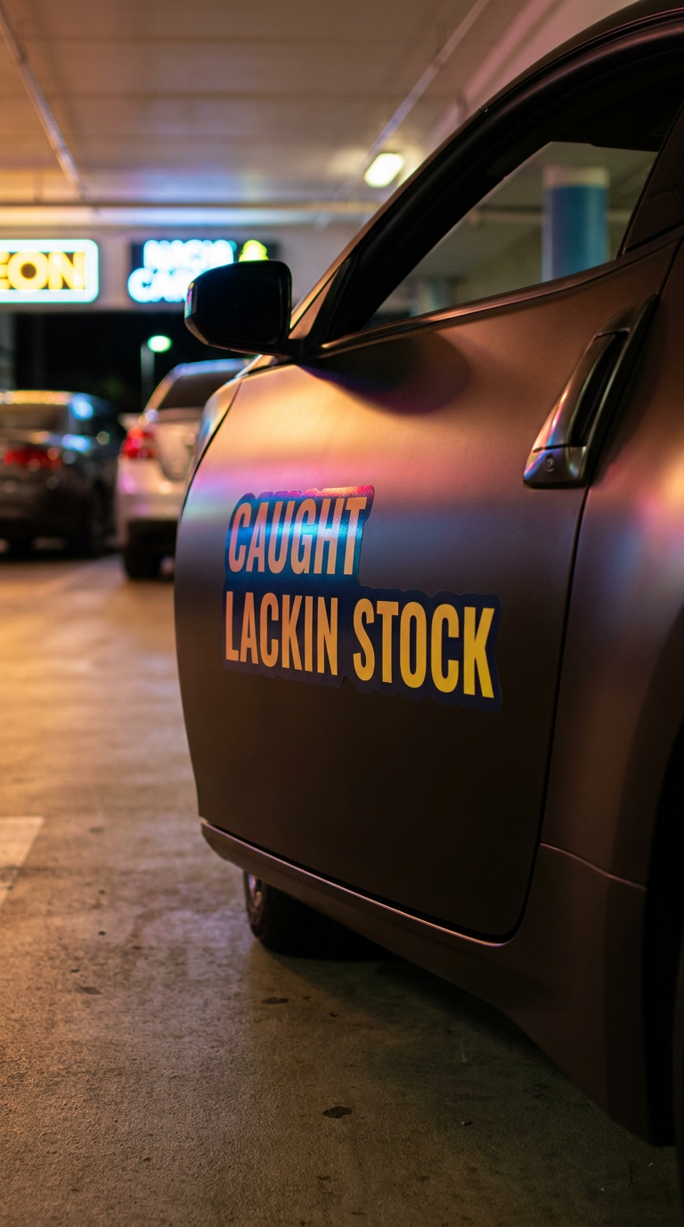 CAUGHT LACKIN STOCK