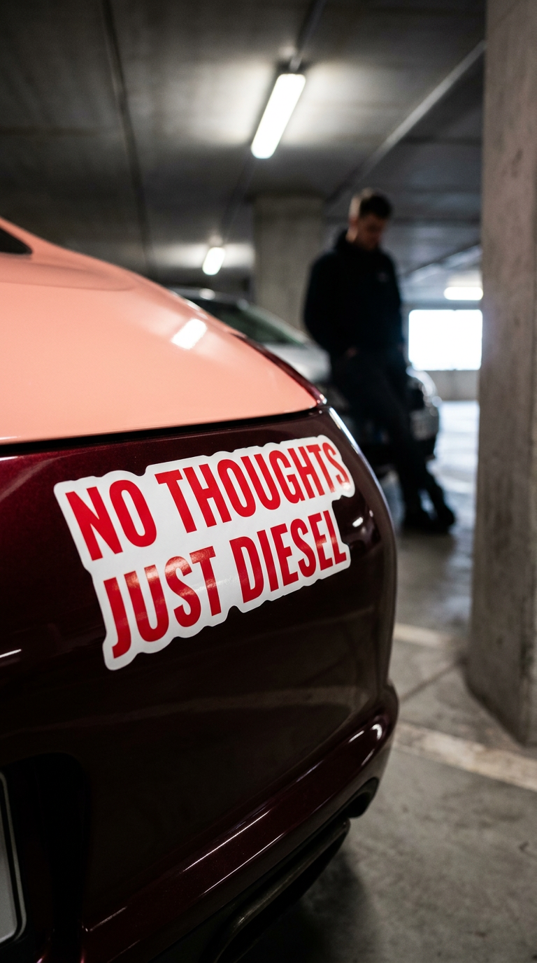 NO THOUGHTS JUST DIESEL