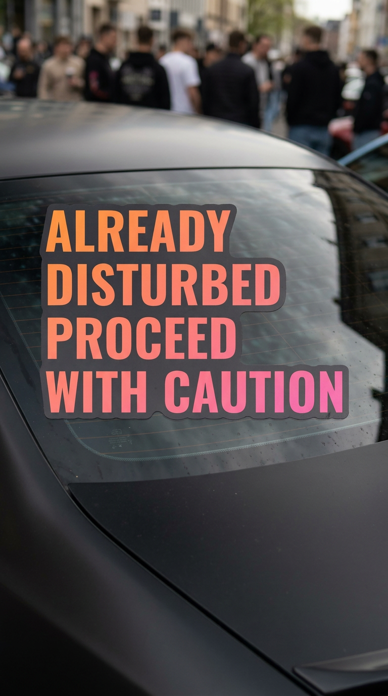 ALREADY DISTURBED PROCEED WITH CAUTION