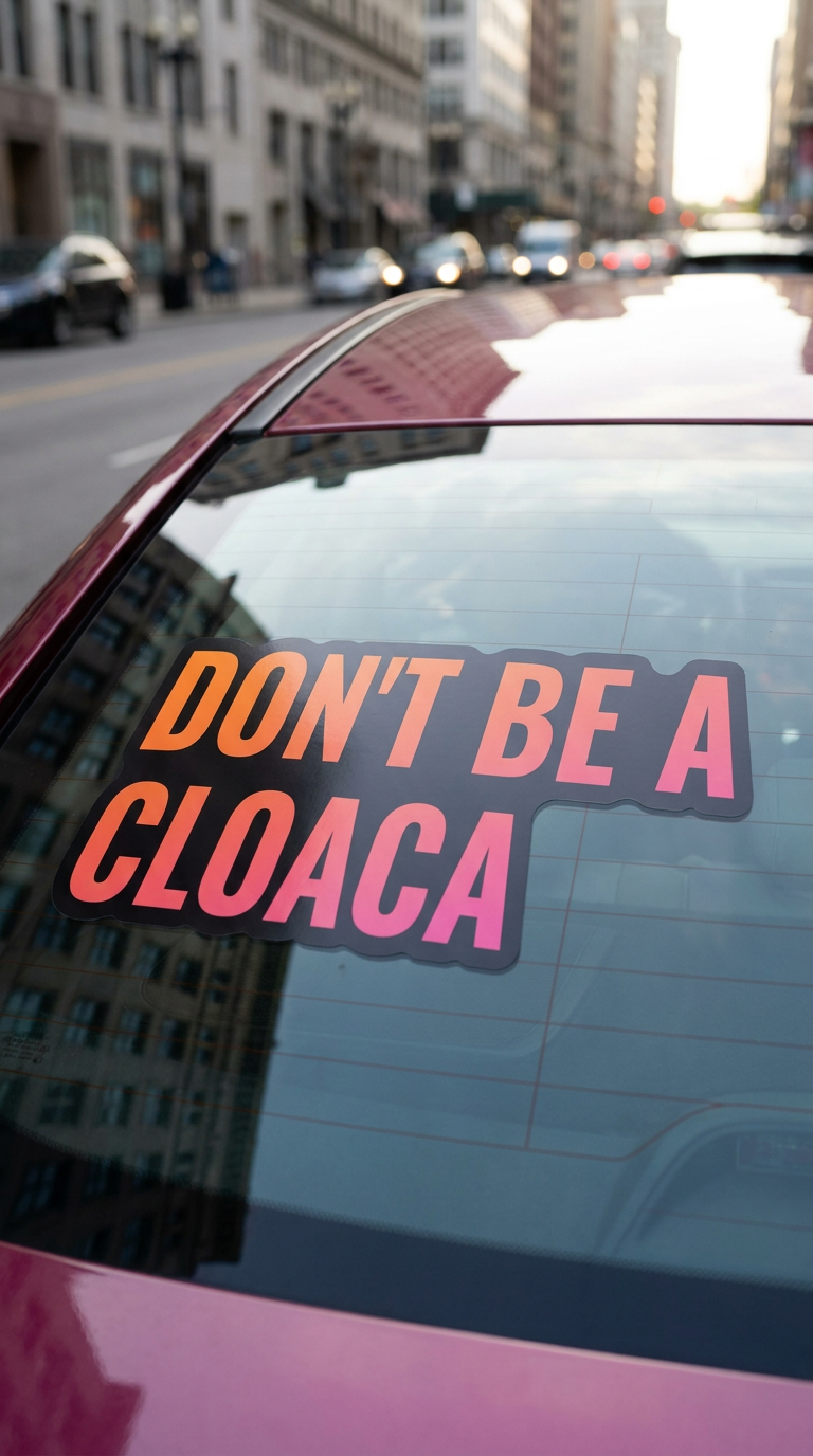 Don't Be A Cloaca