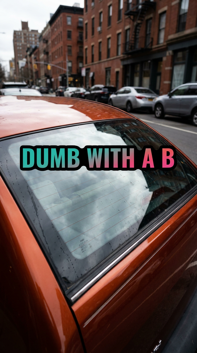 DUMB WITH A B