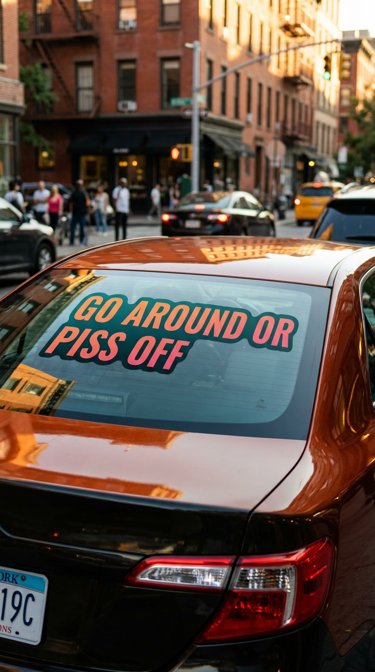 GO AROUND OR PISS OFF