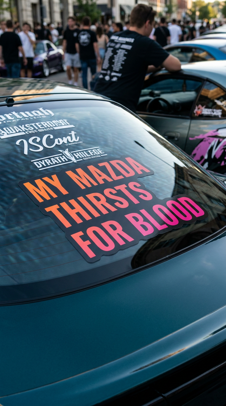 MY MAZDA THIRSTS FOR BLOOD