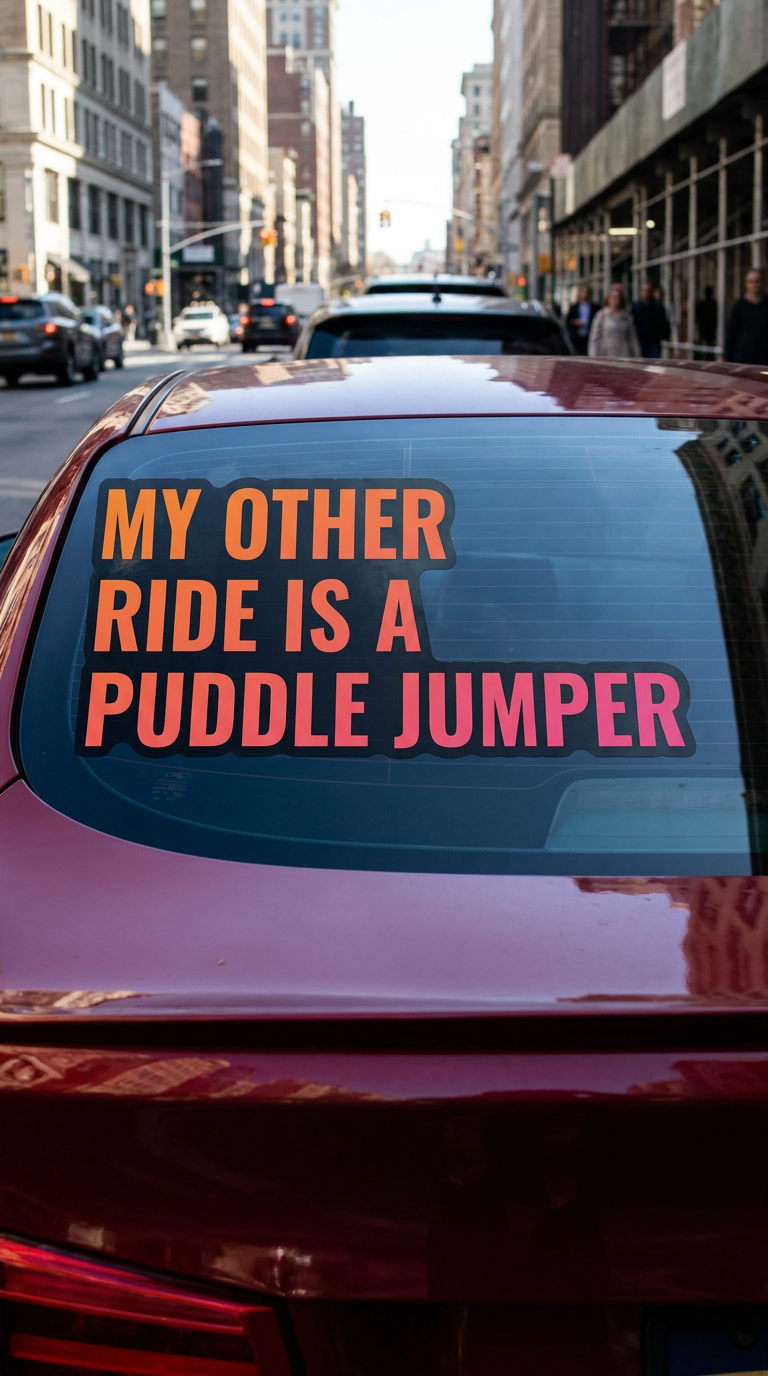 My other ride is a puddle jumper