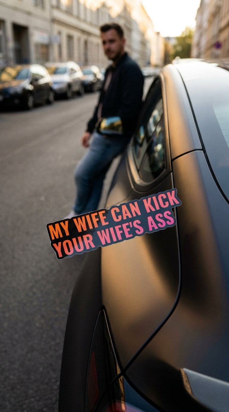 MY WIFE CAN KICK YOUR WIFE'S ASS