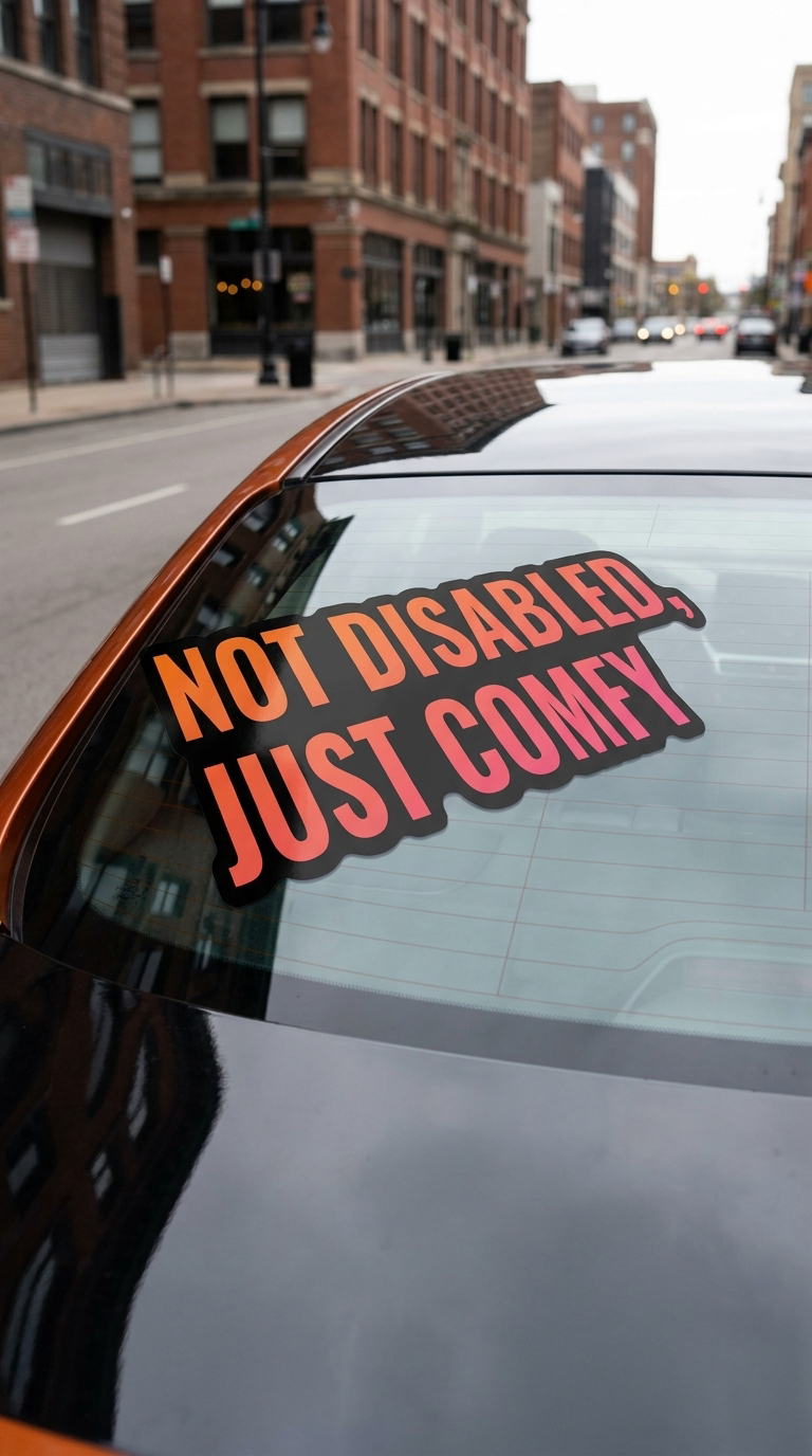 not disabled, just comfy