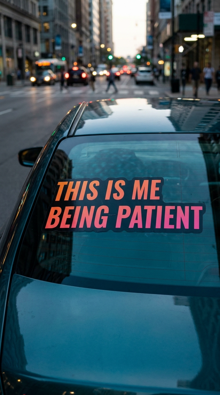 THIS IS ME BEING PATIENT
